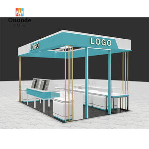 Diseño de Quiosco de Joyería Moderno, Ecológico y Reciclable, Vitrina de Vidrio con Iluminación LED para Centro Comercial o Puesto de Venta Minorista - Product Image 4