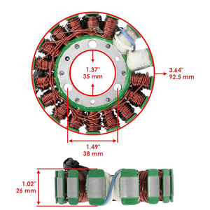 Bobine de stator de magnéto 31120-HP1-601 pour Honda TRX450R (2006-09) – Système électrique et d'allumage de moto - Product Image 1