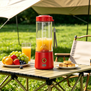 Licuadora Eléctrica Ligera de 400 ml, Potente Exprimidor de Jugos en Frío, Botella de Jugo Portátil Recargable Tipo C de 4000 mAh para Exteriores - Product Image 2
