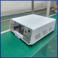 Châssis de contrôle industriel personnalisé, boîtier d'ordinateur de bureau industriel, coque d'équipement en aluminium et acier inoxydable OEM ODM