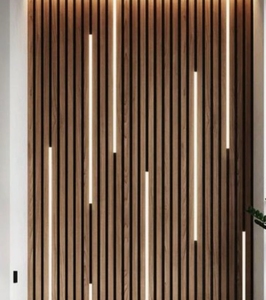 Pannelli Acustici Moderni 3D <span class=keywords><strong>in</strong></span> MDF e <span class=keywords><strong>Legno</strong></span> <span class=keywords><strong>Massello</strong></span> per <span class=keywords><strong>Pareti</strong></span> e Soffitti, Grandi Dimensioni, Fonoassorbenti per Appartamenti - Product Image 3