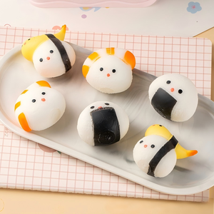 ของเล่นบีบซูชิสุดน่ารัก ของเล่นบีบคลายเครียดธีมอาหาร ของเล่นเด็ก รุ่น YouBang-003 - Product Image 4