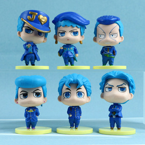 6 pcs Trish Una de oro experiencia Spice Girl Diavolo Bruno Bucciarati el viento de <span class=keywords><strong>Giorno</strong></span> <span class=keywords><strong>Giovanna</strong></span> figura JOJO es extraño aventura - Product Image 4