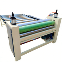 Machine de collage automatique pour MDF, machine à coller le papier, machine de revêtement de colle double face 1000/1300 mm pour le bois
