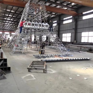 Lớn nổi tiếng Quảng trường cảnh quan trang trí ngoài trời công viên xây dựng nghệ thuật Kim Loại Điêu khắc tháp Eiffel với LED chiếu sáng - Product Image 5