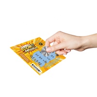 Cartes de loterie personnalisées avec numéros gagnants, impression sur carton duplex, tickets à gratter, taille personnalisée, fabrication chinoise