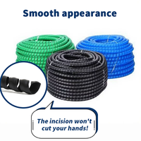 Protector de Mangueras Hidráulicas de Plástico PP, Funda Protectora para Cables con Servicio de Corte Personalizado
