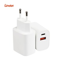 QC3.0 36W PD pengisi daya ponsel dinding, adaptor daya AC DC pengisi daya Cepat 18W PD untuk ponsel pintar
