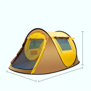 En çok satan nefes 3-4 kişi çadır kamp anlık sırt çantasıyla hızlı çadırı kolay kurulum