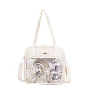 Mochilas de Peluche de Anime Personalizadas, Producción Directa de Fábrica ODM OEM, Diseño de Figura Transparente, Bolsillo con Cremallera, Asa Suave - Product Image 3