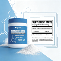 Poudre de créatine monohydrate micronisée pure 500g, 500 mesh, sans saveur, complément pour la croissance musculaire, 100 portions pour adultes, personnalisable