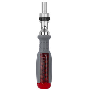 11 in 1 Ratchet Screwdriver Set Telescopic Screwdriver Two-way <b>ABS</b> Handle Adjustment Forward Reverse Multifunctional Bits Driver - Product Image 4
