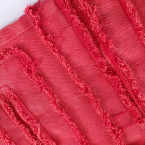 تكديس الحافة اليومية تنحنح الخام سوبر نحيل الحذاء قطع مضيئة جينز مكدسة بالجملة OEM مخصص التراص الجينز - Product Image 4