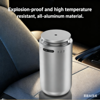 Diffuseur d'arômes portable anti-fuite, rechargeable par USB, sans eau, pour la maison et la voiture, pour huiles essentielles