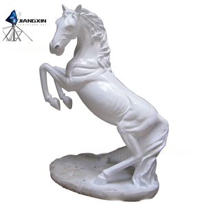 Divers chevaux de course-Sculptures de chevaux en fibre de verre <span class=keywords><strong>blanc</strong></span>/noir/rouge avec bases interchangeables pour installations thématiques - Product Image 4