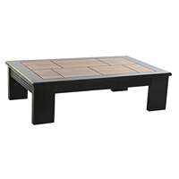 Table basse en acacia 100x60x30 Noir
