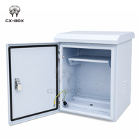 Boîtier métallique étanche pour vidéosurveillance extérieure GX-BOX, boîte de surveillance IP65, boîte électrique en acier, boîte de panneau de commande