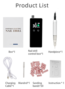 Limited Time Promotion <b>pink</b> 30000rpm Nail <b>Drill</b> Machine for Beauty Salon - Product Image 6