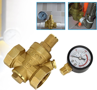 Vanne de réduction de pression de gaz avec corps en laiton pour le contrôle de la pression des conduites et des appareils de sécurité