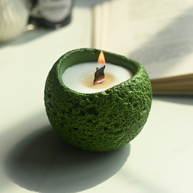 For Hot Selling Soybean Cement Cylindrical Candle Aromatherapy Indoor Starry Sky Meteorite Lasting Romantic Light Fragrance