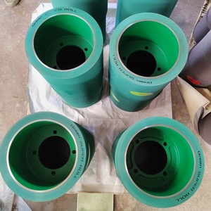 Alta qualità 10 pollici verde NBR rausker di riso rulli in gomma su tamburo di ferro per le parti di macchine agricole - Product Image 3