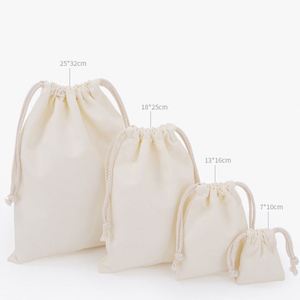 Custom logo Cotton Drawstring <b>Bag</b> with logo Embroidery Printing Promotional Gifts Packaging <b>Bag</b> Reusable Dust <b>Bags</b> for Storage - Product Image 2