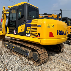 Excavadora hidráulica Komatsu PC130 de 13 toneladas usada, precio bajo, alta rentabilidad, por orden de llegada, PC70 PC110 PC160 - Product Image 1