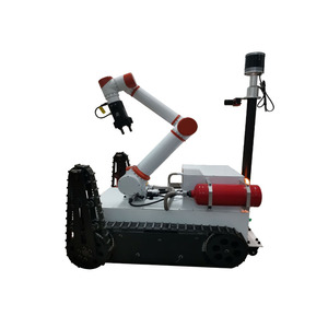 MOBOT AGV 6축 로봇 팔 모바일 추적 로봇 (창고 운영용 로봇 크롤러 트랙 포함) - Product Image 1
