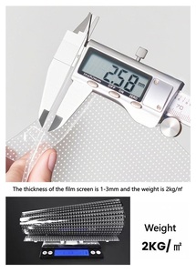 Pantalla LED Flexible de Película Suave, Autoadhesiva, Transparente, Pantallas LED Flexibles Transparentes para Ventanas de Vidrio y Paredes - Product Image 2