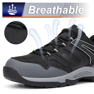 Zapatos de Seguridad Deportivos Unisex JIANKUN, Transpirables, Antideslizantes, Anti-Impactos, de Protección Industrial, con Aislamiento de 6KV - Product Image 5