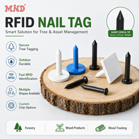 Etiqueta RFID UHF para Rastreo de Activos de Madera, Duradera y Anti-Metal para Inventario