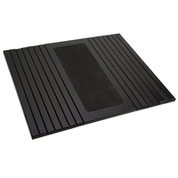 Table d'appoint pliable en bambou pour canapé, finition laquée, moderne, multifonctionnelle, rangement pour salon