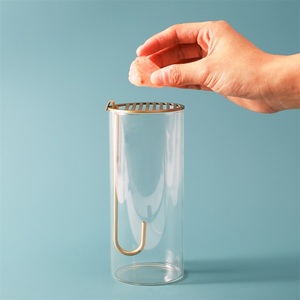 MAXERY - Porta Incienso de Lujo de Vidrio y Latón con Difusor de Sal de Roca 2 en 1, Quemador de Varillas Multifuncional, Atrapador de Cenizas Resistente al Viento - Product Image 6