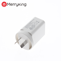 Nouvel adaptateur de voyage rapide USB PD 5V 3.1A 15W 18W avec logo personnalisé, chargeur de téléphone portable QC3.0 US EU