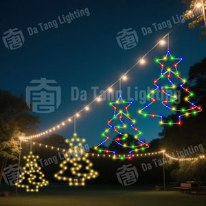 Guirlandes lumineuses décoratives de Noël imperméables pour la décoration des parcs, des cours et des jardins - Product Image 2