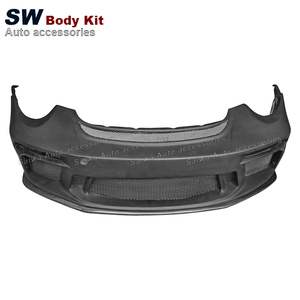 Parte del parachoques delantero de fibra de carbono para <span class=keywords><strong>Porsche</strong></span> <span class=keywords><strong>911</strong></span> 991,1 991,2 parachoques modificado con kit de rendimiento de rejilla - Product Image 6
