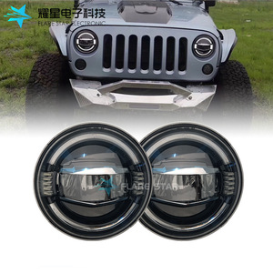 Faros Delanteros LED Redondos Electrónicos Flare Star de 7 Pulgadas, 12000 Lm, 6500 K, para Jeep Cherokee, Mejora de Rendimiento - Product Image 1