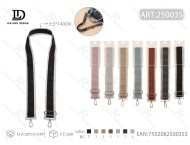 Tracolla in tessuto con fibbia argentata per borse 401203013 - Product Image 1