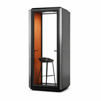 Cabines de réunion insonorisées acoustiques avec écran LED, design mobile et démontable pour hôpitaux et centres commerciaux, cabine insonorisée portable