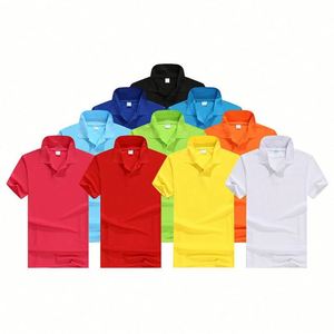 Factory Supply Custom Solid Color Blank T-shirts, for Men's Business Ordinary Polo T-shirts Cheap T-shirts - Product Image 1