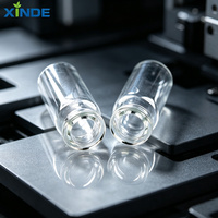 Flacons en verre médical transparents XINDE, flacons en verre pharmaceutique vides pour injection
