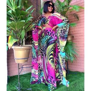 Ensemble deux pièces Dashiki <span class=keywords><strong>vêtements</strong></span> africains pour femmes ensembles de robes longues pantalons costumes <span class=keywords><strong>grande</strong></span> <span class=keywords><strong>taille</strong></span> <span class=keywords><strong>Chic</strong></span> Curvy Trendy Elegant Evening Grown - Product Image 4