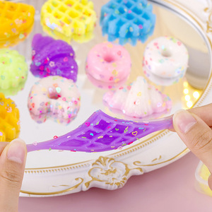 High Quality Kawaii TPR Mini Taba Cake Donut <b>Squishy</b> Squeeze Stress Relief Promotional Toy for Kids and Adults - Product Image 2