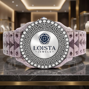 High-Quality Moissanite Diamond <b>Watch</b> <b>for</b> Weddings Parties and Special Occasions Available <b>for</b> Affordable price LOISTA JEWELS - Product Image 3