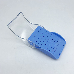 Apoya las transacciones transfronterizas de suministros dentales. Caja para brocas de 60 orificios, caja de almacenamiento para brocas, soporte de plástico para brocas, tapa de transporte. - Product Image 3