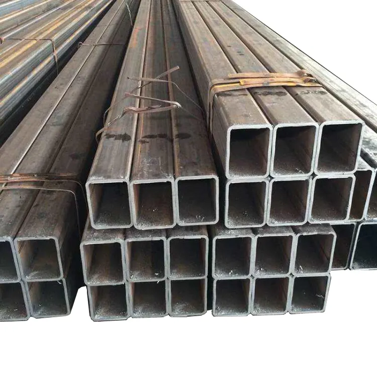 3" inch Q235 S355 Prime Quality ERW steel pipe square Black carbon ERW Rectangular metal Tube