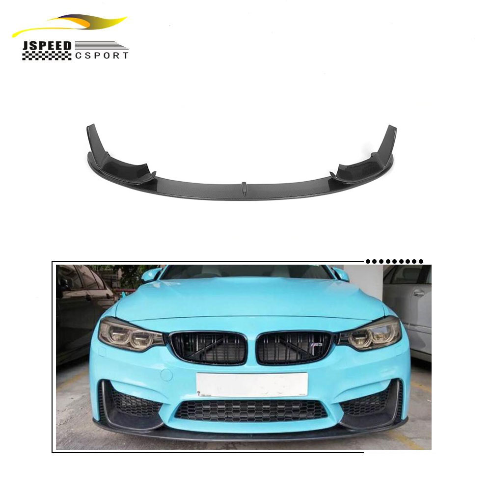 Автомобильный спойлер из углеродного волокна переднего бампера для BMW F82 M4
