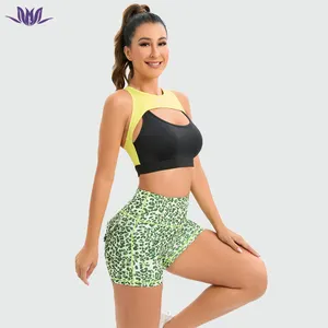 Eation Bộ Áo Ngực Yoga Tập Gym Tập Luyện Lưng Đua Có Đệm Nâng Ngực Co Giãn Bốn Chiều Thiết Kế Mới