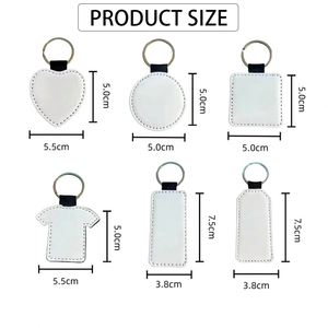 Porte-clés élégants en cuir PU, en acier inoxydable, pour une décoration écologique de l'école et de la Journée de la Terre - Product Image 2
