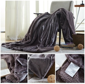 Lujo acogedor esponjoso Bedsure Bliss calidez gruesa doble capa Nap Sherpa felpa manta Plain <span class=keywords><strong>Leece</strong></span> todas las estaciones al por mayor - Product Image 4